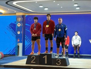 Бронзовий призер чемпіонату Європи з важкої атлетики