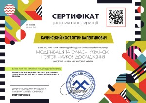 Наукова діяльність студентів