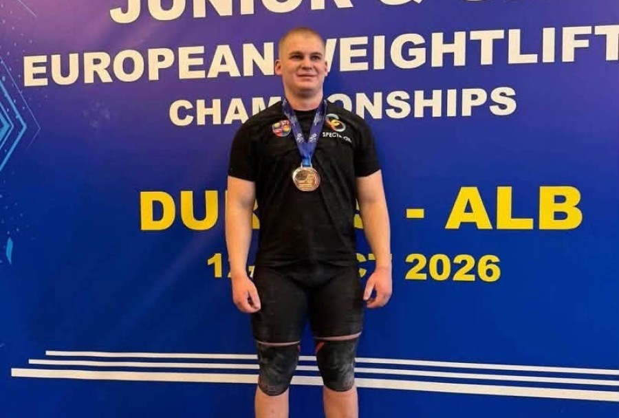 Бронзовий призер чемпіонату Європи з важкої атлетики