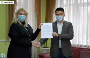 Підписання договору про співпрацю між Вінницьким Педуніверситетом та Українським інститутом національної пам'яті