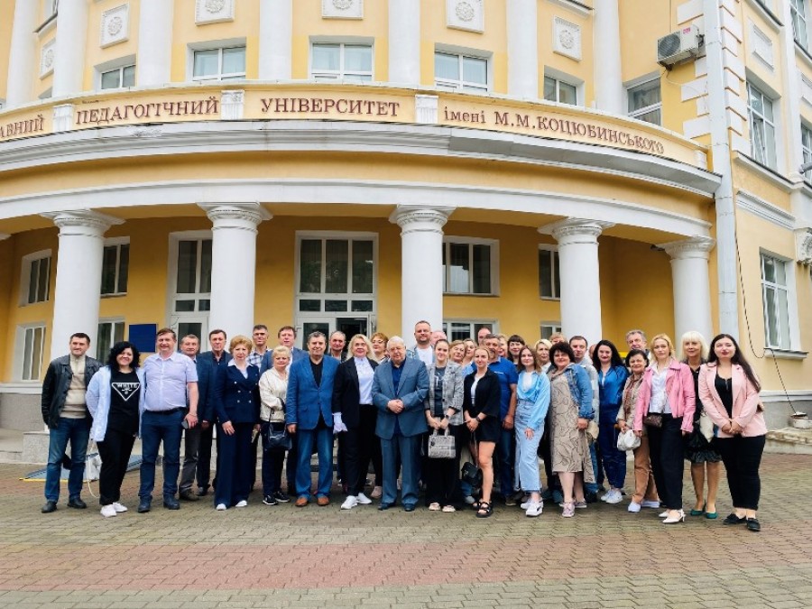 Делегація Українського державного університету імені Михайла Драгоманова