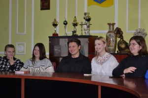Зустріч ректора університету, професора Наталії Лазаренко з новообраними головами студентського самоврядування