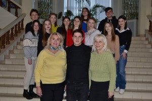 Зустріч ректора університету, професора Наталії Лазаренко з новообраними головами студентського самоврядування