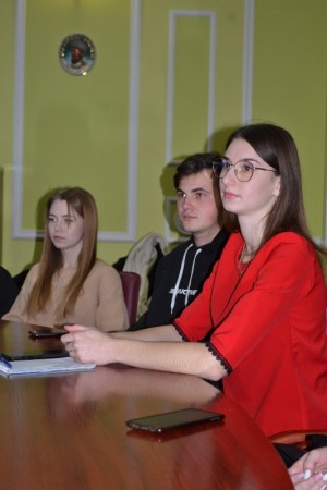 Зустріч ректора університету, професора Наталії Лазаренко з новообраними головами студентського самоврядування
