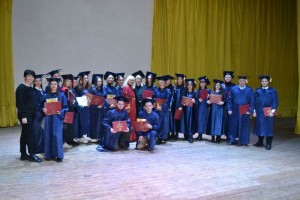 Вручення дипломів магістрам