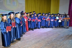 Вручення дипломів магістрам