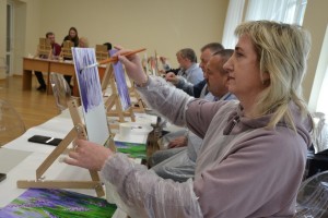 Благодійний майстер-клас живопису від компанії «Акцент»