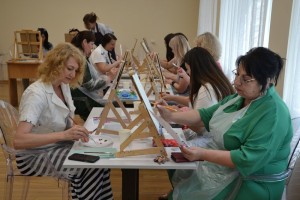 Благодійний майстер-клас акрилового живопису
