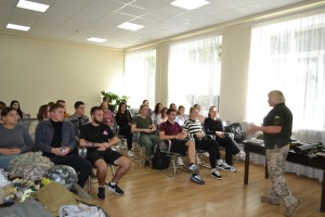 Уроки мужності від учасниці бойових дій