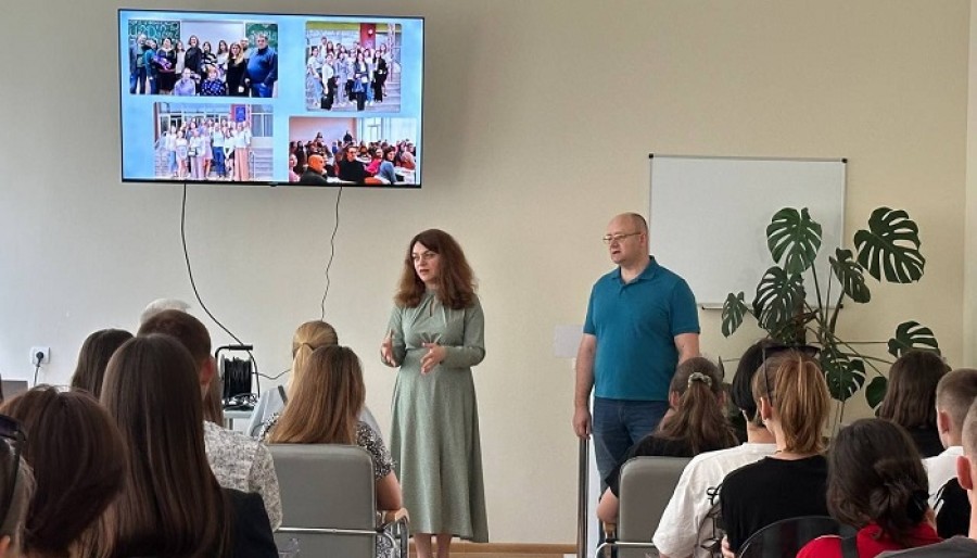 Зустріч з учнями Тиврівського наукового ліцею з нагоди тижня науки
