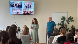 Зустріч з учнями Тиврівського наукового ліцею з нагоди тижня науки