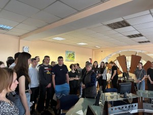 Зустріч з учнями Тиврівського наукового ліцею з нагоди тижня науки