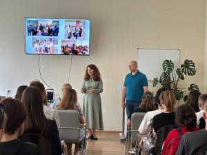 Зустріч з учнями Тиврівського наукового ліцею з нагоди тижня науки
