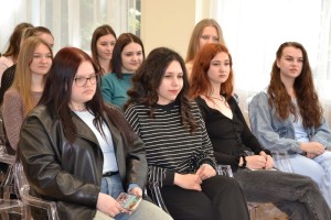 Зустріч студентів із випускником університету, фронтменом гурту «ТІК» Віктором Бронюком