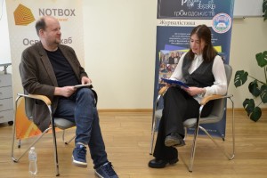 Зустріч студентів із випускником університету, фронтменом гурту «ТІК» Віктором Бронюком