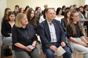 Зустріч студентів із випускником університету, фронтменом гурту «ТІК» Віктором Бронюком
