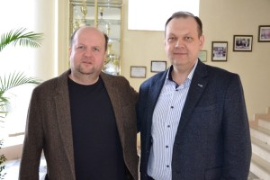 Зустріч студентів із випускником університету, фронтменом гурту «ТІК» Віктором Бронюком