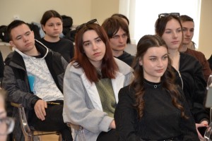 Зустріч студентів із випускником університету, фронтменом гурту «ТІК» Віктором Бронюком