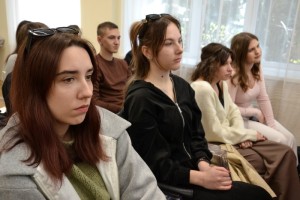 Зустріч студентів із випускником університету, фронтменом гурту «ТІК» Віктором Бронюком