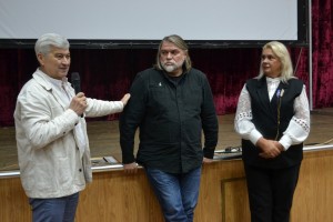 Зустріч із заслуженим артистом України, відомим кінорежисером Олесем Саніним