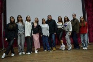 Зустріч із заслуженим артистом України, відомим кінорежисером Олесем Саніним