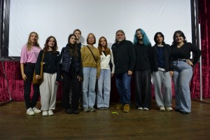 Зустріч із заслуженим артистом України, відомим кінорежисером Олесем Саніним