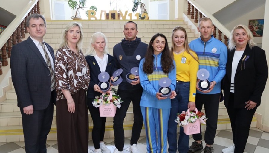 Зустріч із українськими спортсменами – титулованими паралімпійцями